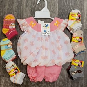 Lil Girls Outfit(FREE SOCKS)